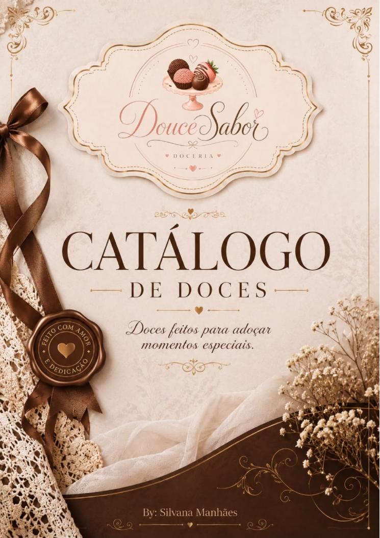 Capa do catálogo Douce Sabor
